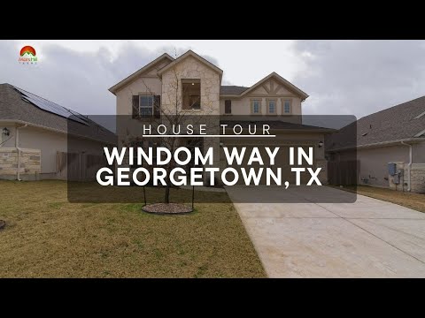324 Windom Way, Georgetown, TX home video tour