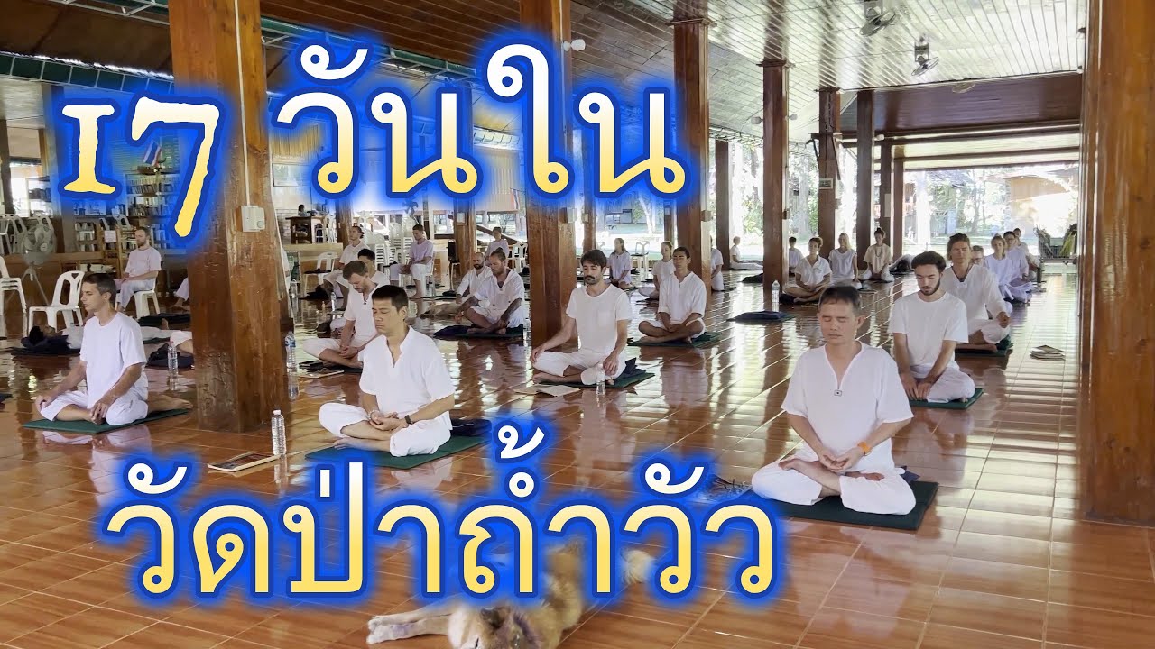 (ENG) My 1st Temple Stay (17 days) – Showing 1 day at Wat Pa Tam Wua / 1 วันในวัดในวัดป่าถ้ำวัว