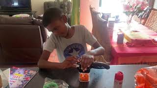 Badanamu Cooking in the Kitchen cutting carrots and chopping with the verimark nicer dicer quick