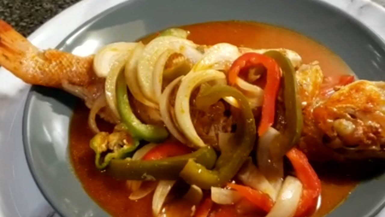 Haitian Stew Fish, Sauce De Poisson Frais