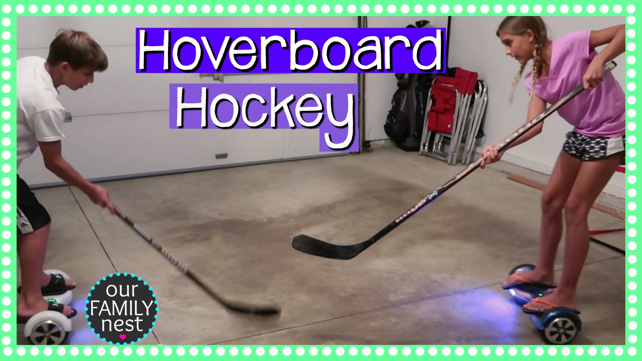 PLAYING HOCKEY ON HOVERBOARDS