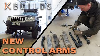 New adjustable control arms w/ Iron Rock Offroad and Core4X4 | Jeep Grand Cherokee WJ | KX Builds
