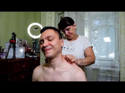 "This is a massage school of 90's" | ASMR old school massage by Irina