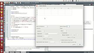LaTeX Programming : 016 : Writing Tables Part 2 of 2