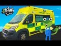 Gecko and The Ambulance + More! | Gecko&#39;s Real Vehicles | Educational Videos For Toddlers