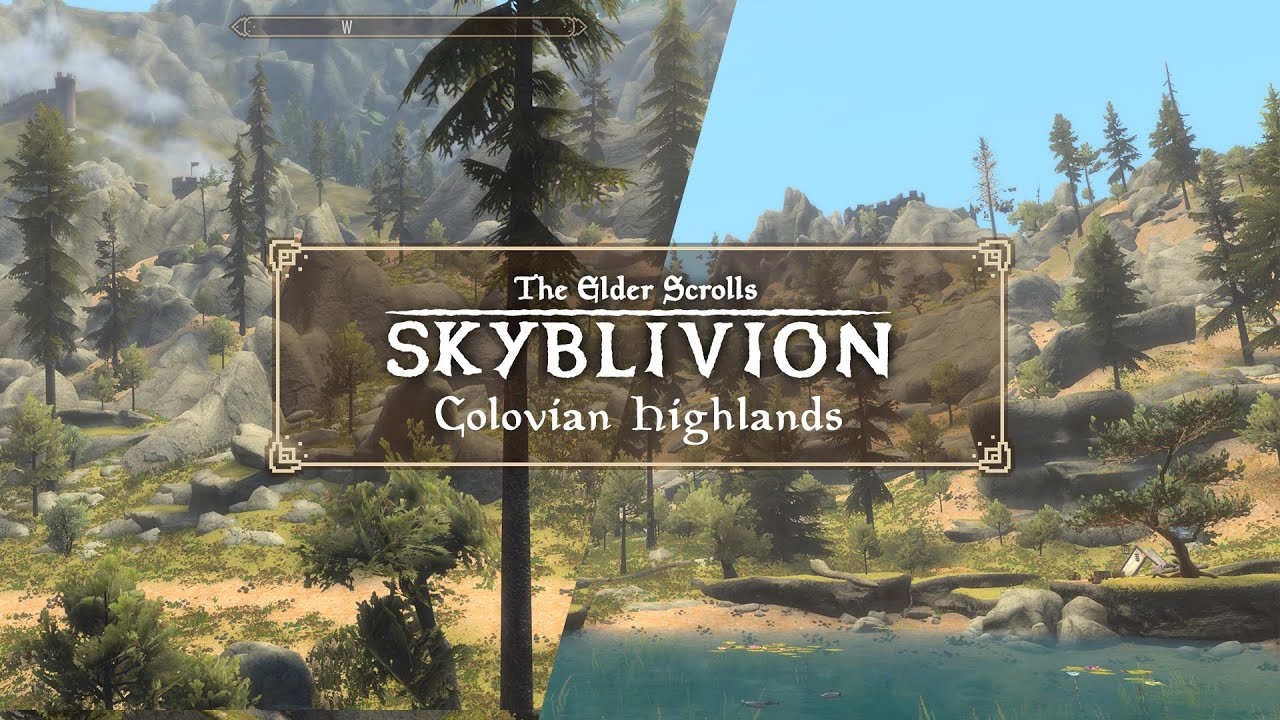 SKYBLIVION Development Stream - Colovian Highlands Exterior World Design Part 10