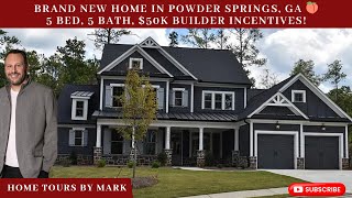 STUNNING New Construction In Powder Springs, GA. Award-Winning Cobb Community. $50K In Incentives!