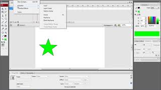 Adobe Flash CS3 Beginers Tutorial | Simple And Easy Star Animation in Adobe | Video by Adrita Sen screenshot 5