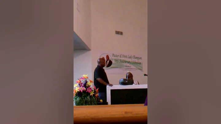 Larry Dawkins & Minister Alicia Woodard  getting r...