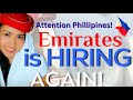 Emirates Fligt Attendant Online Application Process | HIRING FILIPINOS - MAY 24, 2024 Deadline