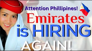 HURRY!!! YOUR FLIGHT ATTENDANT DREAM IS CALLING AGAIN | EMIRATES IS BACK TO HIRING FILIPINOS