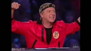 William Zabka in 2011, playing Johnny Lawrence judging Ralph Macchio on DWTS!