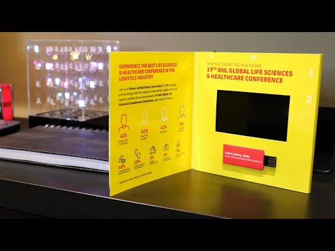 DHL | Custom Video Invitation Card with webUSB & NFC