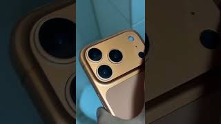 iPhone 17 Pro Orange Aluminum Dummy Phone