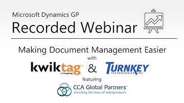 Extending Microsoft Dynamics GP - Document Management Made Easy with KwikTag