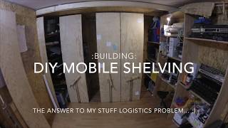 :Building: DIY Mobile Shelving / movable shelves
