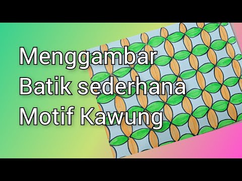 Ayo menggambar batik