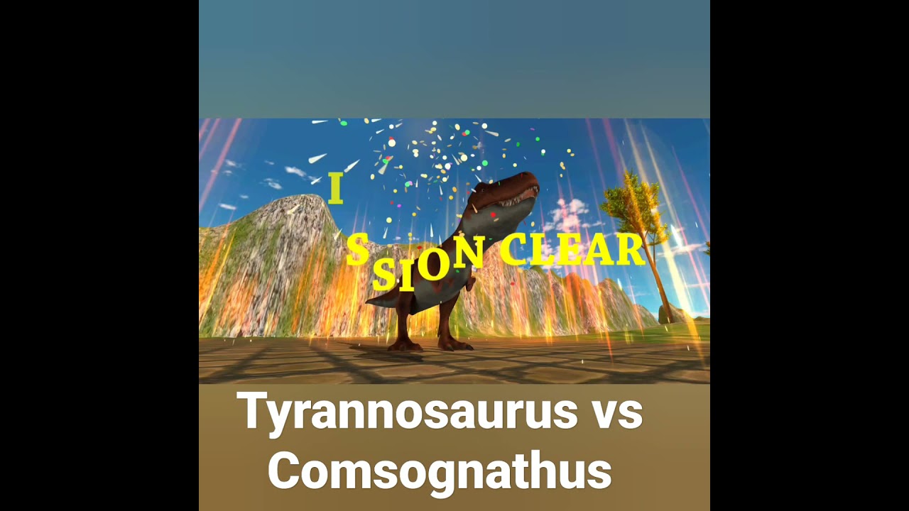 Tyrannosaurus Rex vs Comsognathus Boss