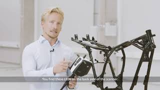 Zeiss T Scan Demo Motorcycle frame