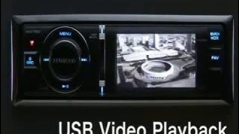 Kenwood KIV-700 - USB Playback