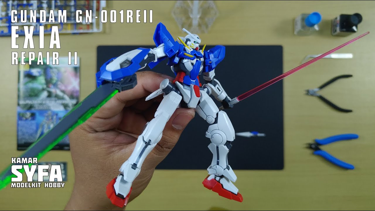 HG 1/144 GUNDAM EXIA REPAIR II | ASMR BUILD | BANDAI - YouTube