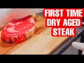 FINALLY COOKING DRY AGED STEAK!