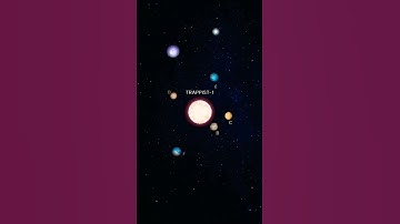 Discover the TRAPPIST-1 system of seven planets orbiting a red dwarf star only 40 light years away!!