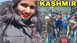 Kashmir Ki Sadko Par Filmo Ki Shooting 🔥🔥 Lal Chowk, Srinagar | Kanchan Vlogs