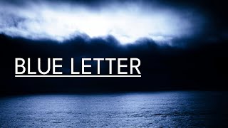 ็ฒๆใใณใ๏ผBLUE LETTER