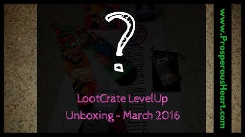 March 2016 Loot Crate Level Up - VS Theme