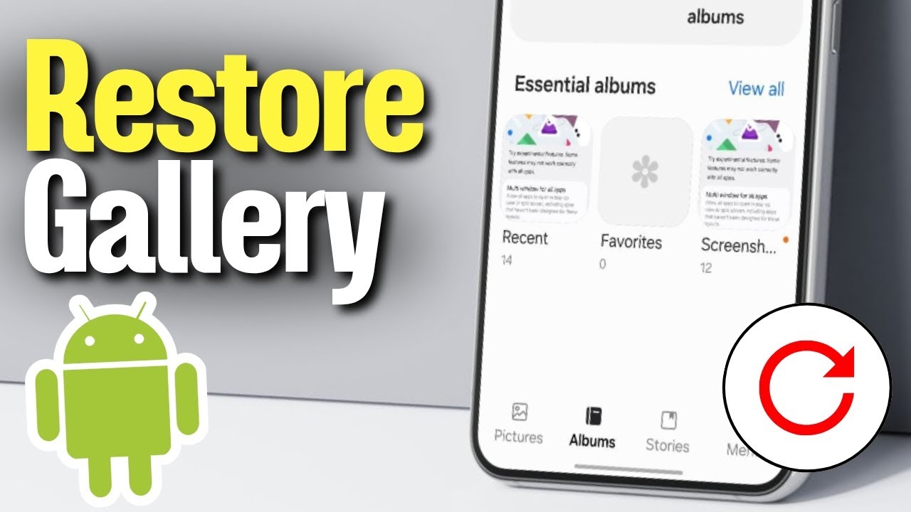 How to Easily Restore Missing Photos in Android Gallery - YouTube