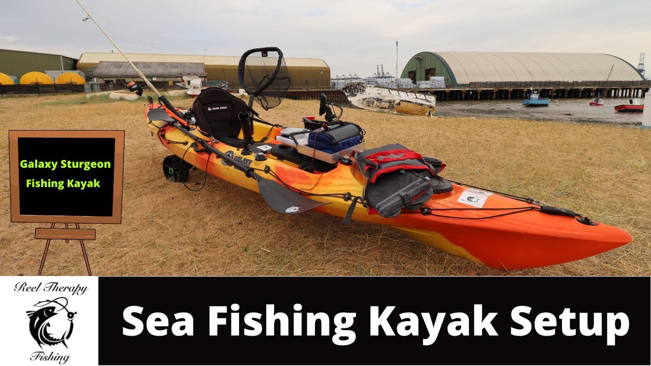 Galaxy Sturgeon Sea Fishing Kayak Setup, Ultimate Kayak Fishing  Modifications