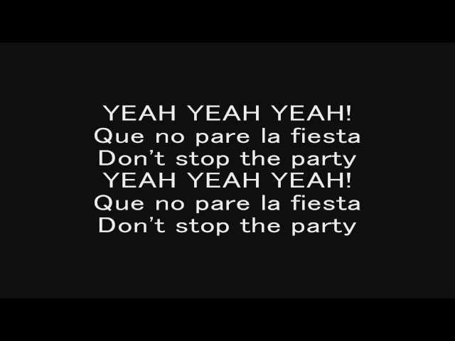 Pitbull - Don't Stop the Party (With Lyrics) class=
