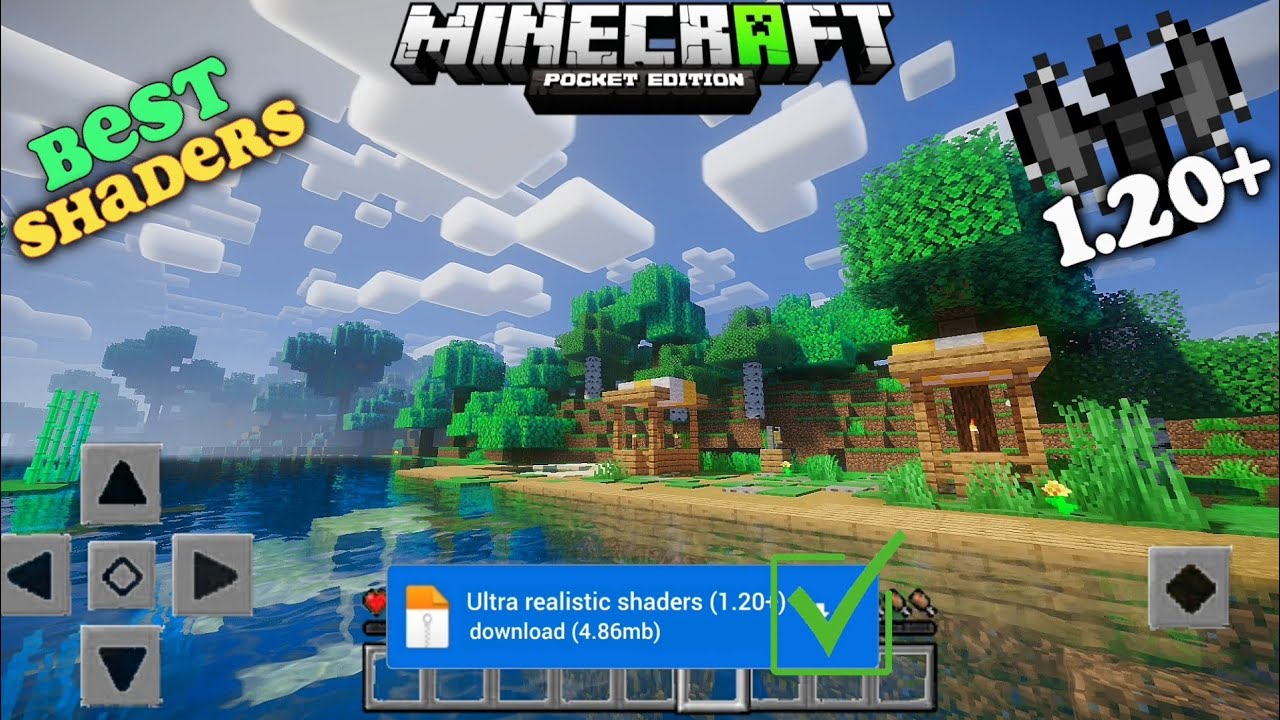 ✅RTX LIKE SHADERS IN MCPE 🔥1.20.30!! IN RENDER DRAGON 🥵2GB 3GB NO LAG IN MCPE [HINDI] || UDTECH