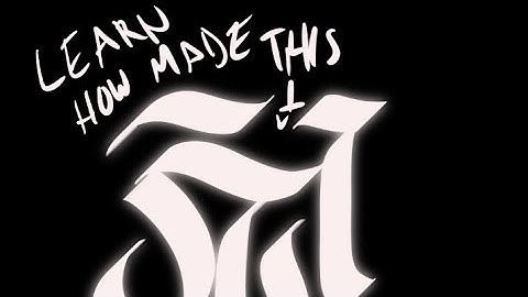calligraphy  brush for procreate