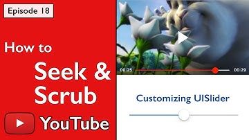 Swift: YouTube - How to Seek and Scrub AVPlayer with UISlider (Ep 18)