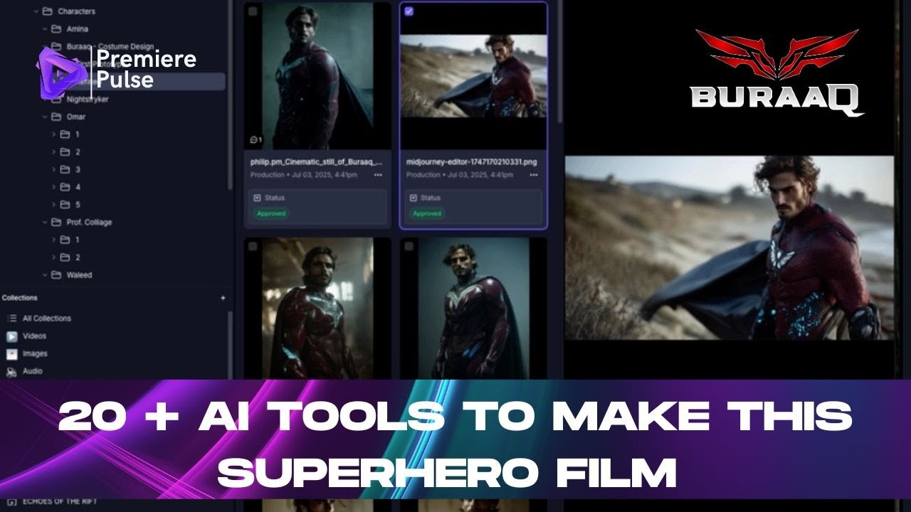 One Superhero. One Vision with 20+ AI Tools