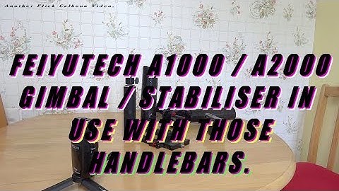 THOSE FEIYU TECH a1000 / a2000 HANDLEBARS IN USE.