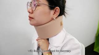 Soft Cervical Collar  - How to Wear screenshot 1