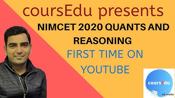 NIMCET 2020 Quantitative Aptitude and Reasoning Paper| fully Explained