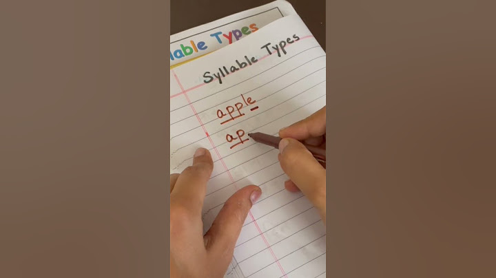 Proper division of English word into syllables is Important