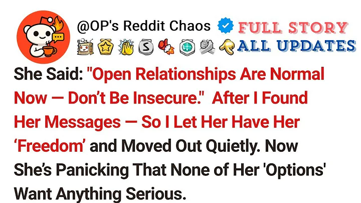 She Said   Open Relationships Are Normal Now — Don’t Be Insecure    After I Found Her Messages