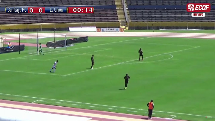 Summary: Cumbayá FC 1 Club La Unión 1 - Second Division quarterfinals, second leg