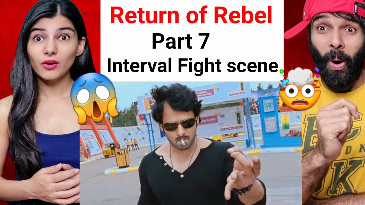 The Return Of Rebel - Part 7 Comedy Scene| Prabhas Brahmanandam South Indian Hindi Dubbed Reaction