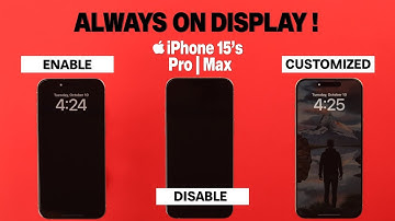 Always ON Display iPhone 15 Pro Max - How To Enable/Disable/Customize!