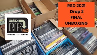 RSD 2021 Drop 2 FINAL UNBOXING. Preview the Pallet of Vinyl. First Looks, Exclusive Record Store Day
