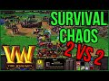 Survival Chaos 2 vs 2 in Warcraft | The Horde Versus The Undead