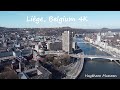 Liège, Belgium 4K Walking Tour 2021 & Amazing Drone Shots مدينة لياج الجانب الفرنسي البلجيكي