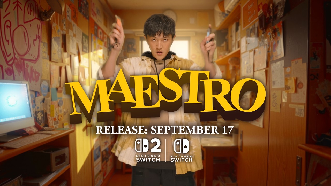 Maestro donnera le rythme le 17 septembre sur Nintendo Switch 1 et 2