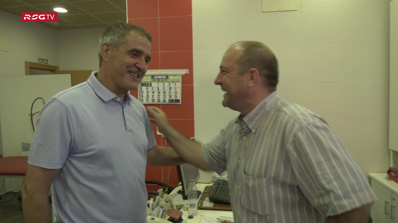 Visita de Paco Herrera a Mareo